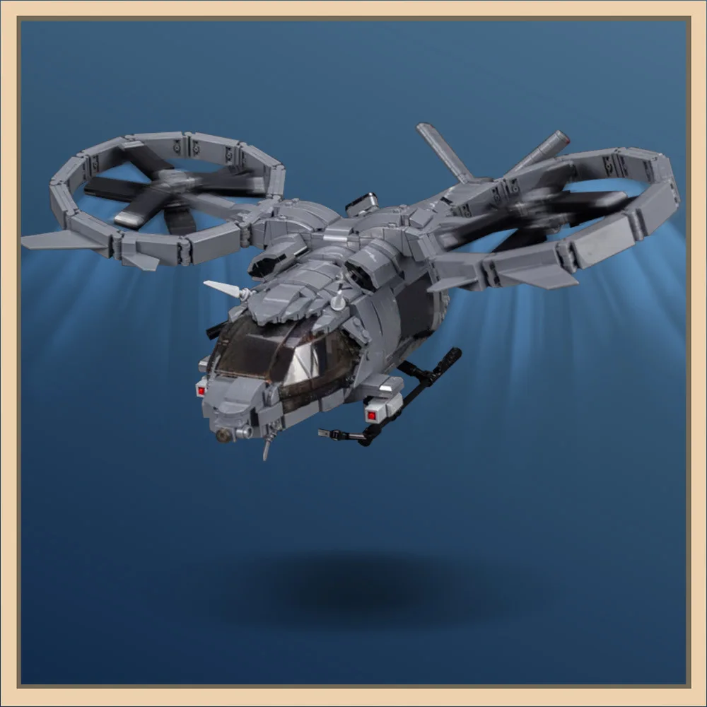 

MOC-188089 Building Blocks Avatar Helicopter Samson SA-2 Military Series Gift Creative Building blocks Set