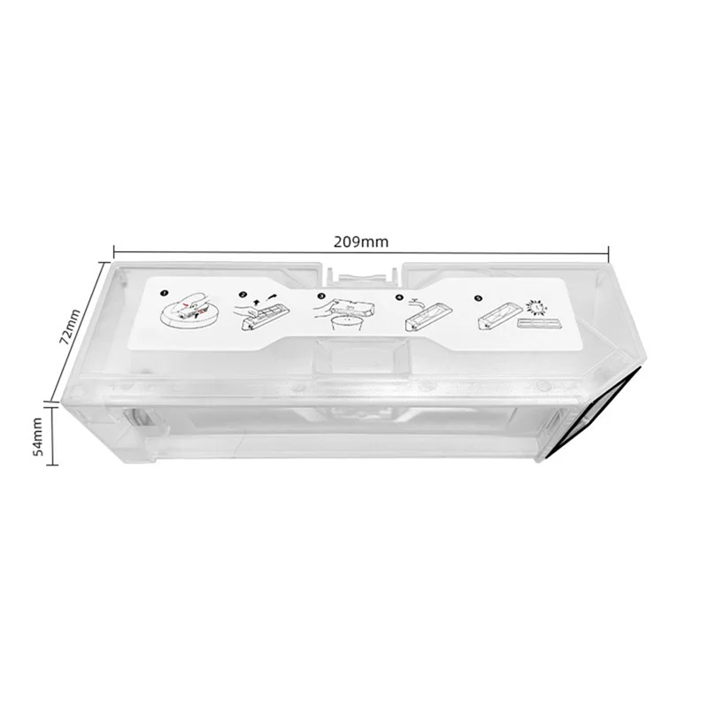 AB43-For Roborock Q Revo صندوق الغبار فلتر HEPA روبوت فراغ استبدال الملحقات أجزاء