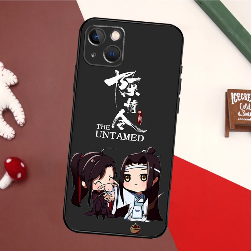 The Untamed Wei Wuxian Lan Wangji Cute Case For iPhone 16 15 14 13 12 Mini 11 Pro Max X XR XS 7 8 Plus Soft Bumper Cover