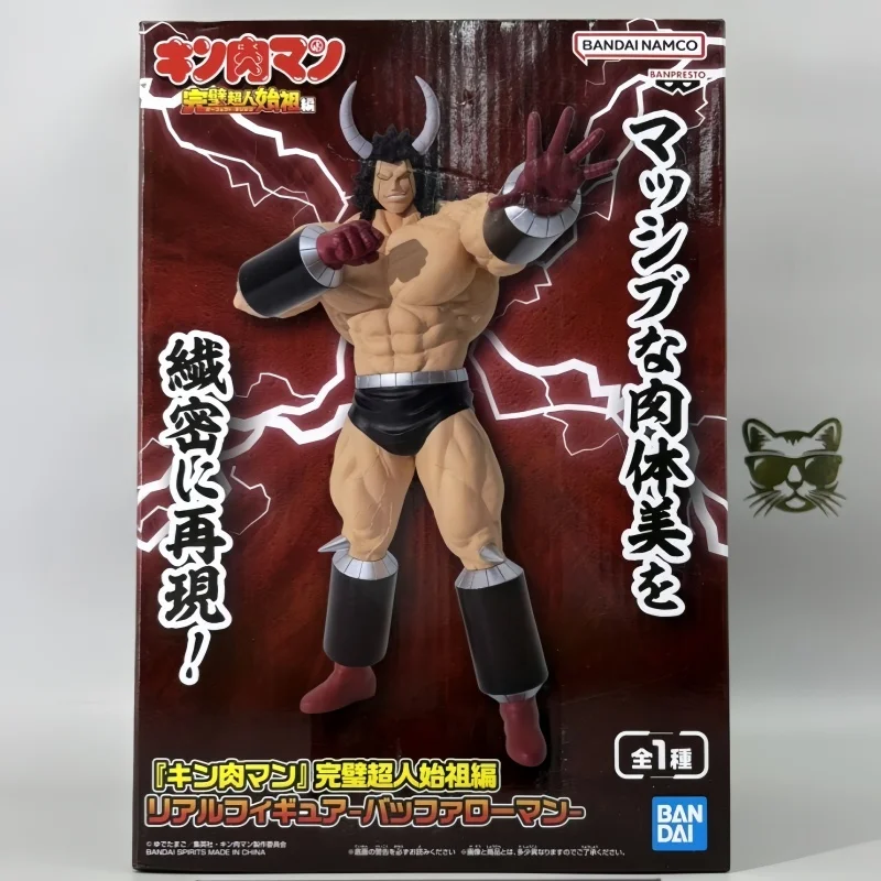 

Оригинальная фигурка Bandai Namco Banpresto Kinnikuman Buffalo Perfect Origin-Hen из ПВХ, модель игрушки в подарок, настольный орнамент, игрушка
