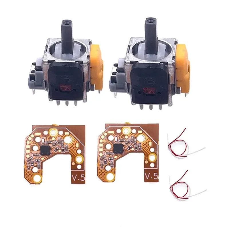 

Well Made-2PCS Hall Joystick+Calibration Board For PS4 Gamepad Hall Effect & Hall Joystick Center/Outer Ring Calibration