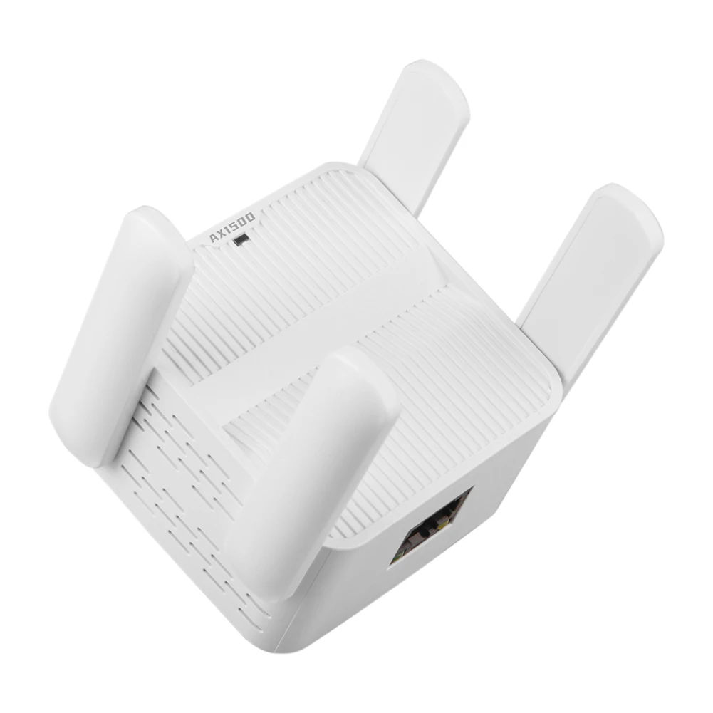 WiFi 6 Repeater Extender 1500 Mbps Draadloze WiFi Extender met Ethernet-poort WiFi 6 Versterker 4 * 2dbi Antennes Lange afstandsversterker