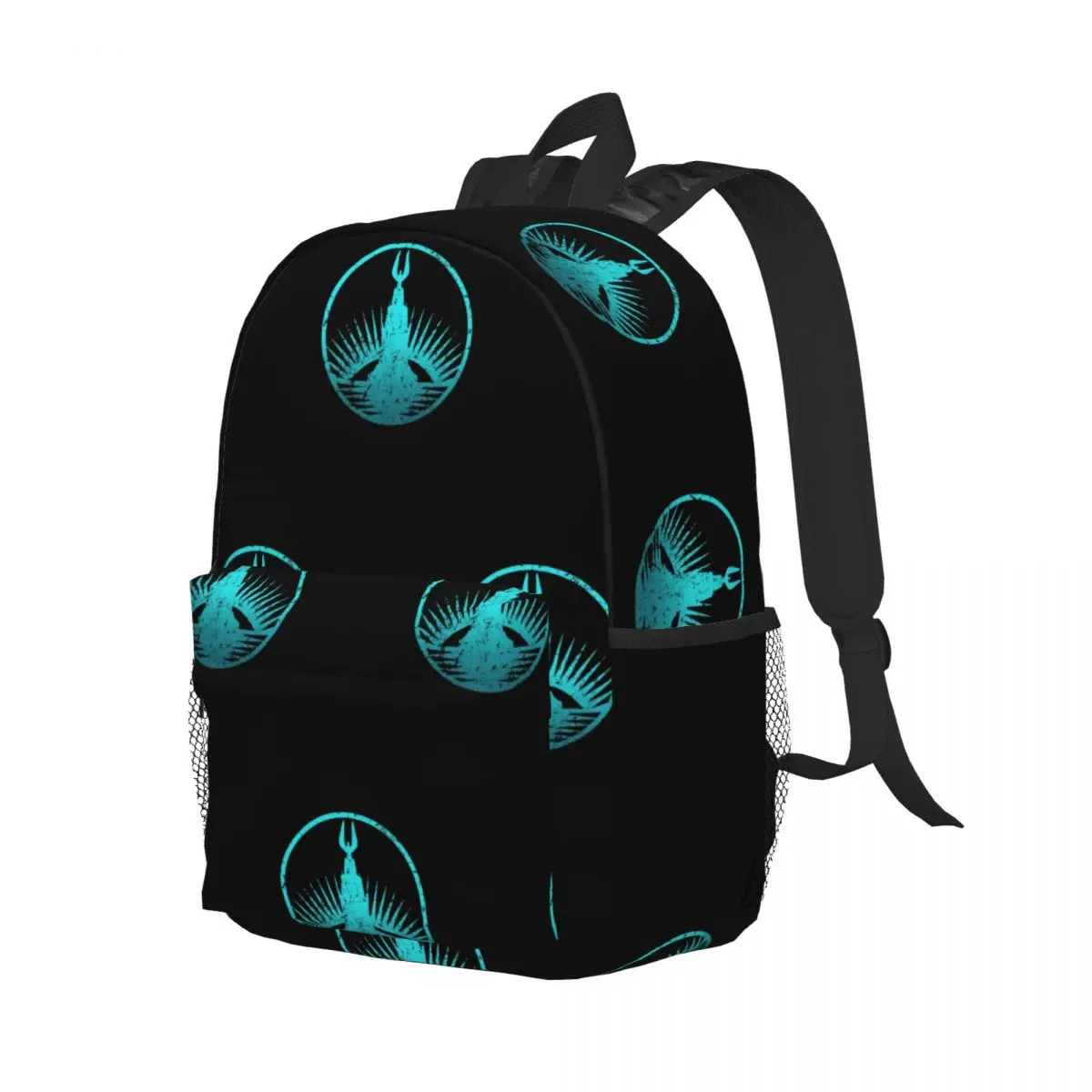 Sac à dos Bioshock Rapture Teal Faded pour étudiants, garçons et filles, sac d'école pour hommes et femmes, sacs à bandoulière pour ordinateur