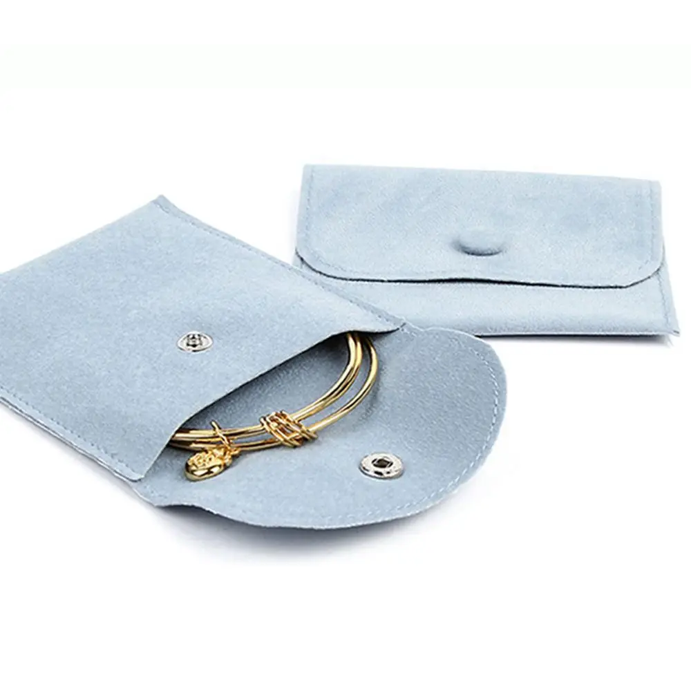 Party Wedding Rings Earring Storage Necklace Pouches Packaging Bags Gift Packaging Jewelry Bags Velvet Pouch