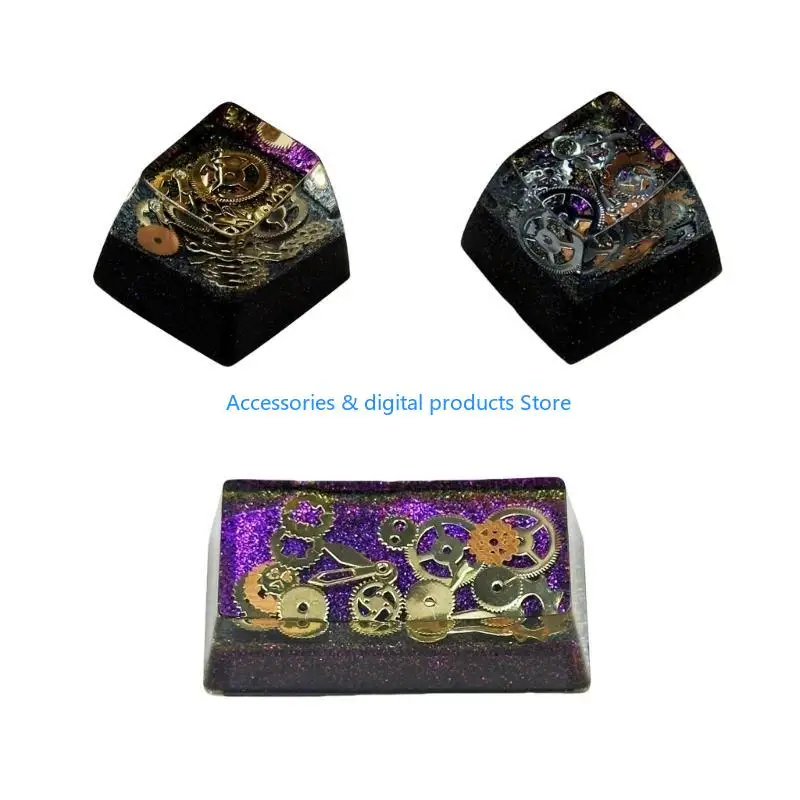 77JD Durability Resin Keycap Smooth Finishes Keycap for MX Mechanical Keyboard Users