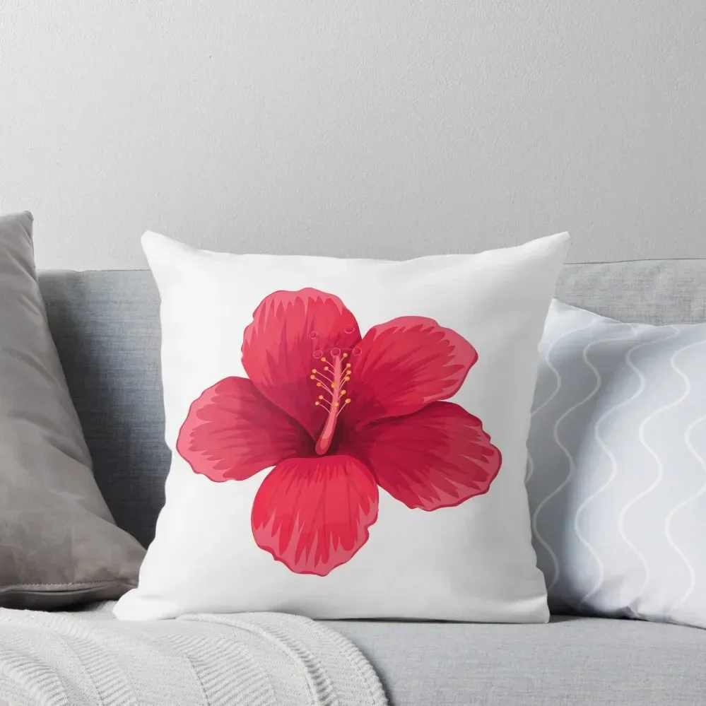 

Red hibiscus flower Throw Pillow Decorative Cushions For Luxury Sofa pillow cover christmas Custom Cushion Pillowcases pillow