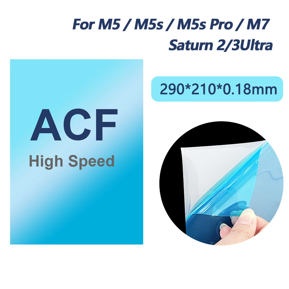 

2Pcs 3D Printer Part ACF Film 290x210 for ANYCUBIC Photon Mono M5s M5 Pro M7 Pro M5 M7 UV Resin ACF Release Film