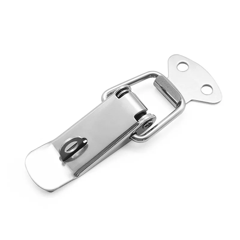 5PCS Stainless Steel Spring Buckle Mechanical Equipment Accessories Toolbox Wooden Box Aviation Box Duckbill Buckle Hardware