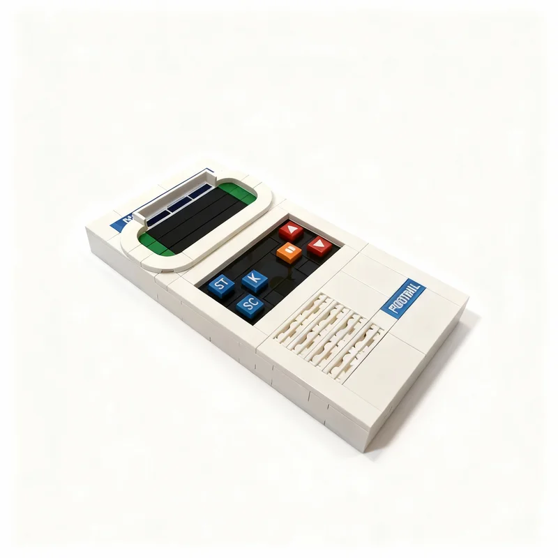 149 elementów MOC Mattel Elektroniczny Model Piłki Nożnej Klocki Konstrukcyjne Architektura DIY Prezent na Boże Narodzenie Zabawka do Składania Kreatywna Edukacja