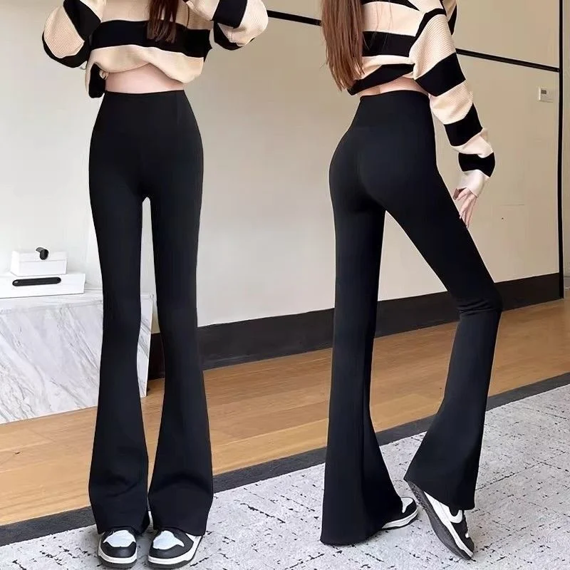 Yoga Pants Knee Length Women Sweat Skin Tight Black Blue Fashions Ventilate Shapertummy Practical Exercising Matching Tights Ins