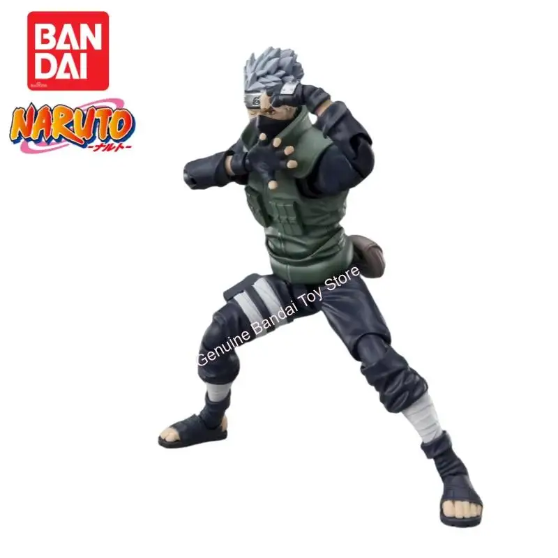 

In Stock Original Bandai Naruto Holiday Gifts 100% Genuine Hatake Kakashi Figurine Model Statue Ornaments Shfiguarts