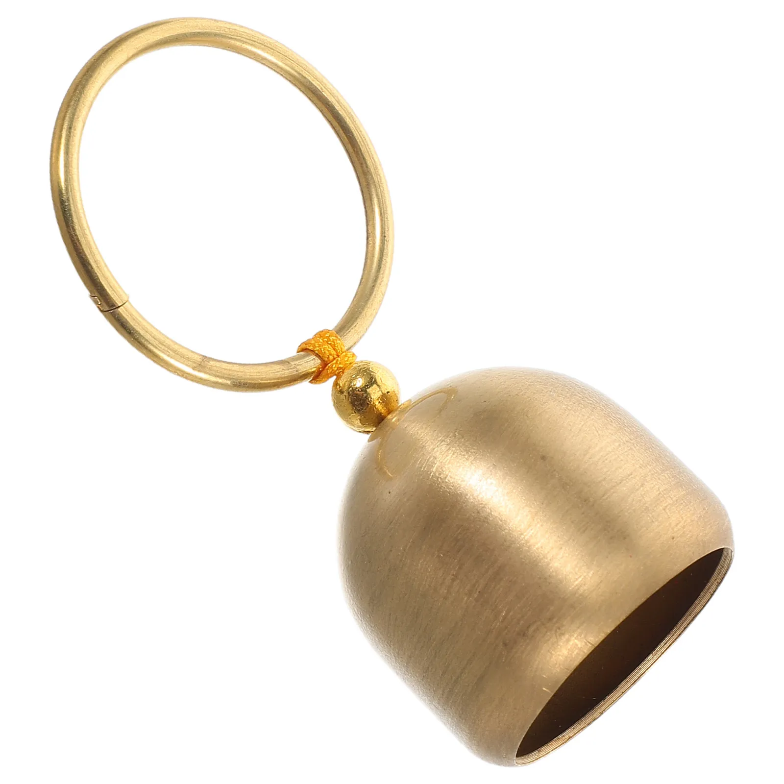 Vintage Brass Bell for Outdoor Hiking Camping Backpack Keychain Dangle Bell Wind Chime Accessory Anti Bear Alert Jingling Charm