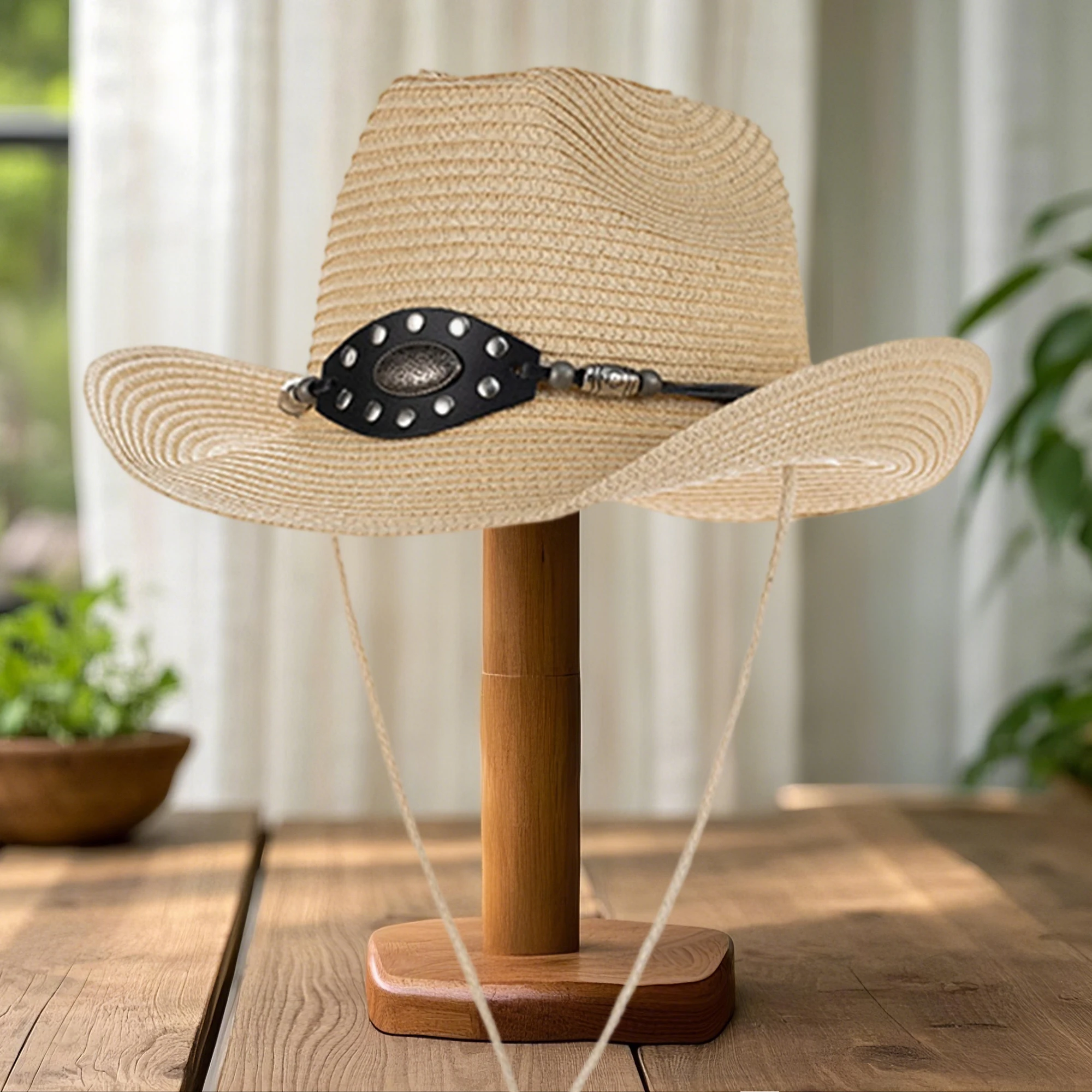 

Men Women Straw Fedora Hat Classic Wide Brim Panama Hat for Summer Beach Vacation and Outdoor Activities