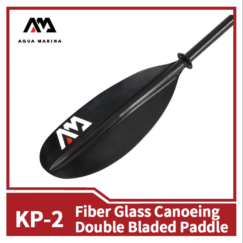 AQUA MARINA KP-2 Canoe Glass Fiber Oar 230cm 4-section Double Bladed Paddle Inflatable Boat Surf Board Portable Rowing Oars