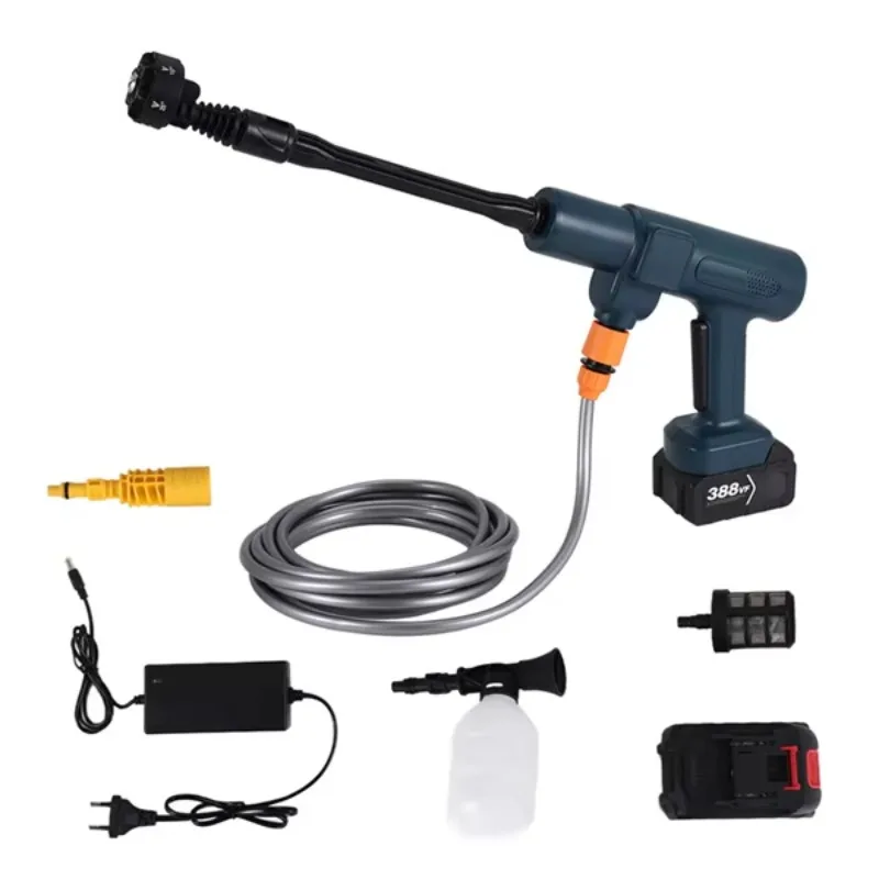 Multifunctional Professional & DIY Car Washing High Pressure Water Gun Brushless Motor 300W High Power Garden Spraying Watering