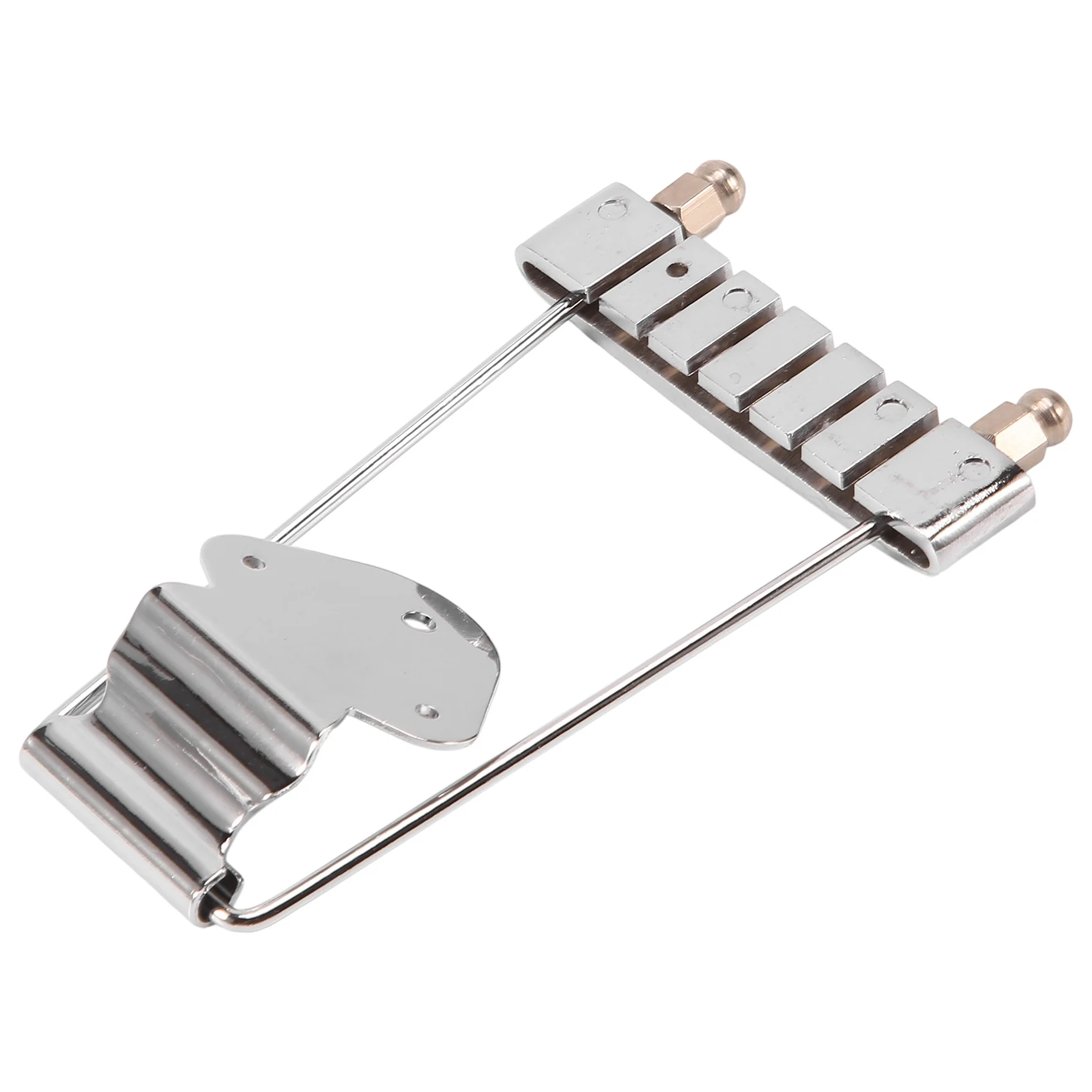 สะพานกีตาร์ไฟฟ้าปรับ Rosewood ฐานสะพาน Tailpiece ชุดสําหรับกีตาร์แจ๊สอุปกรณ์เสริม Rich