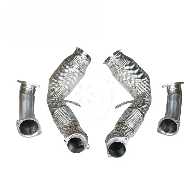 

Exhaust Catted Downpipe for BMW G90 S68 2025+ with Heat Shield