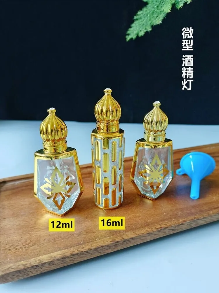 Miniature manual alcohol lamp explosion-proof glass flame-proof sealed alcohol lamp manual heating moxibustion