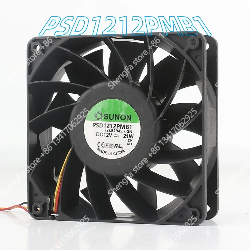 SUNON PSD2412PMB1 12-centimeter 12038 120X120X38MM 5V 24V 48V DC 12V 21W AC EC Variable Frequency Fan