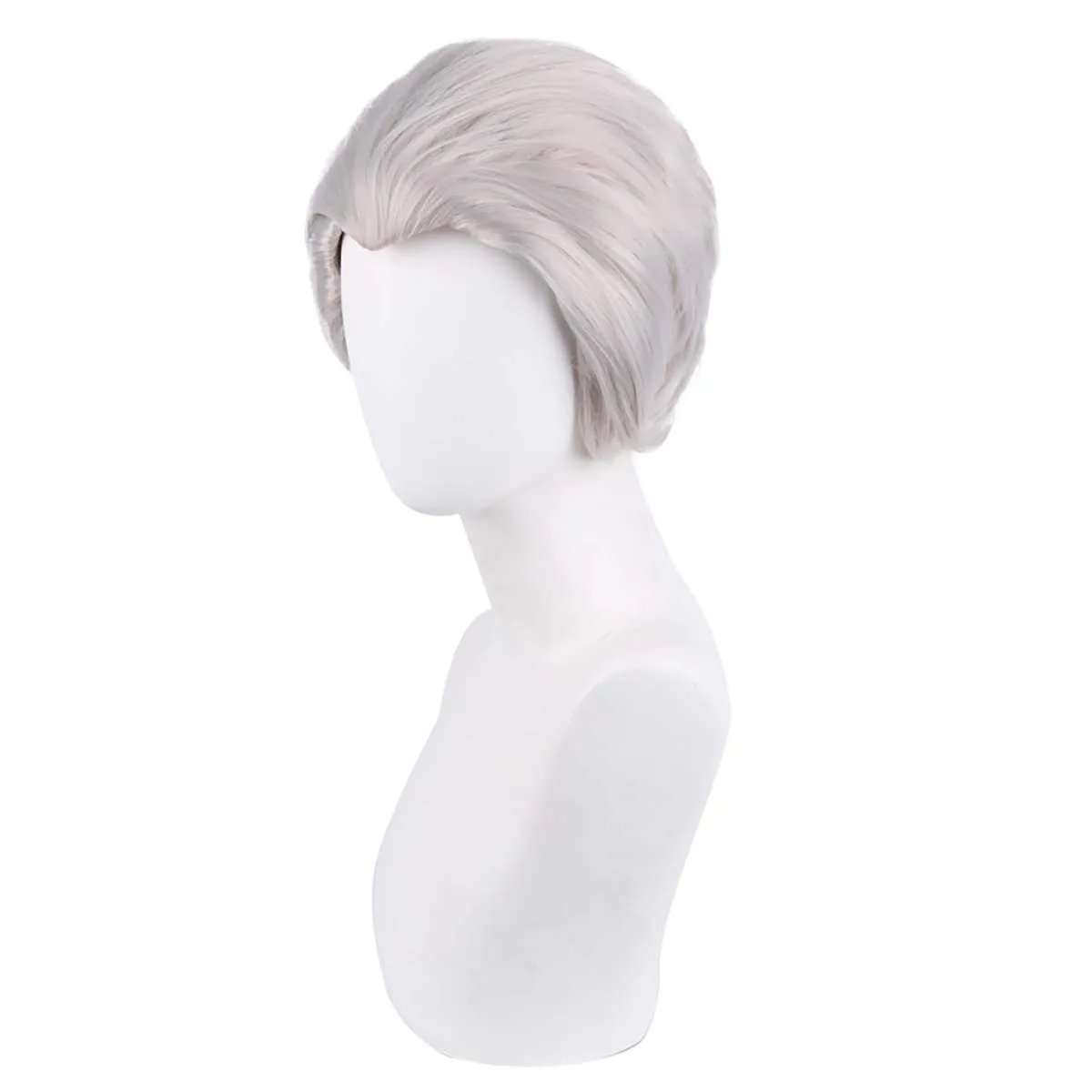 Adult Men Carnival Halloween Party Costume Accessories Props Game DMC 2025 Vergil Cosplay Silver Gray Wig
