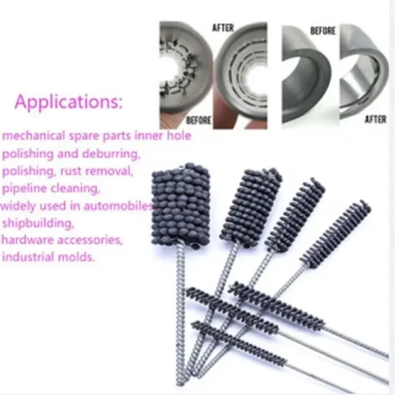 1pcs 68-110mm Ball Honing Brush Flexible Bore Finishing Tool For Brake Cylinders Steel Stainless Steel Cast Iron 3-55mm