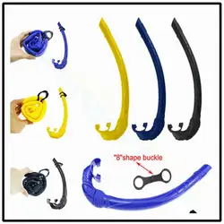 full Wet Swimming Diving Breathing Tube Full Silica Gel Foldable Snorkeling Silicone Snorkel Sea Pool Diving Accessory