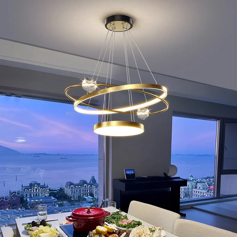 Современные подвесные светильники для столовой, комнатное освещение, потолочная лампа, подвесная люстра светильник