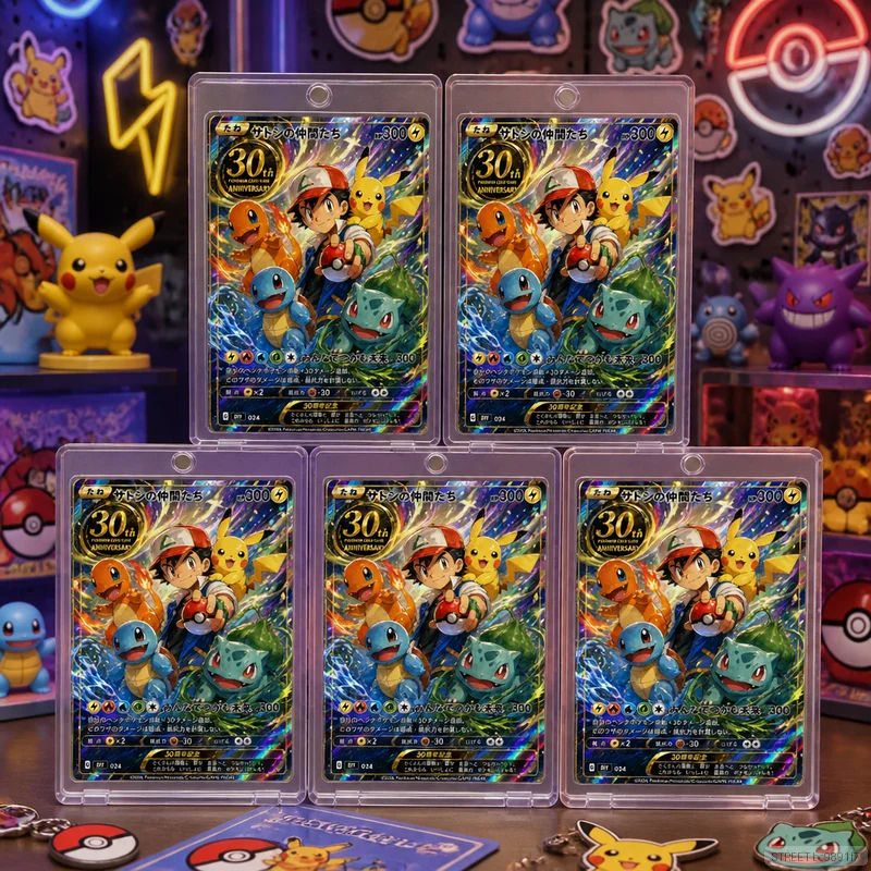 Ash's Friends 024 JP DIY  Collection Cards Self Made Single Card Classic Game Anime Card Gift Toy 5PCS 10PCS Set