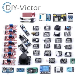 For arduino 45 in 1 Sensors Modules Starter Kit better than 37in1 sensor kit 37 in 1 Sensor Kit For UNO R3 MEGA2560