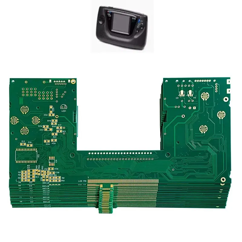 

НОВАЯ обратная инженерная материнская плата, пустая печатная плата для SEGA Game Gear VA0 (двойная материнская плата ASIC)