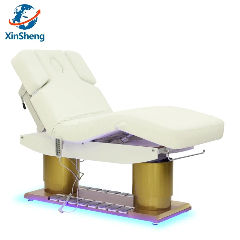 XingSheng سرير العناية بالجمال الكهربائي للوجه العلاج المائي طاولة التدليك صالون رمش سرير تدليك الجسم كله سبا الأثاث #5
