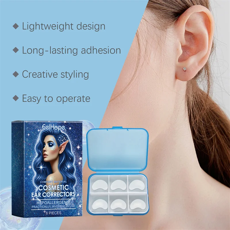 6Pcs Ear Correctar Tape Ear Correctar Fixer Cosmetic Ear Stickers Like Ears Stretched Ears Ear Correctar Tool Ear Support