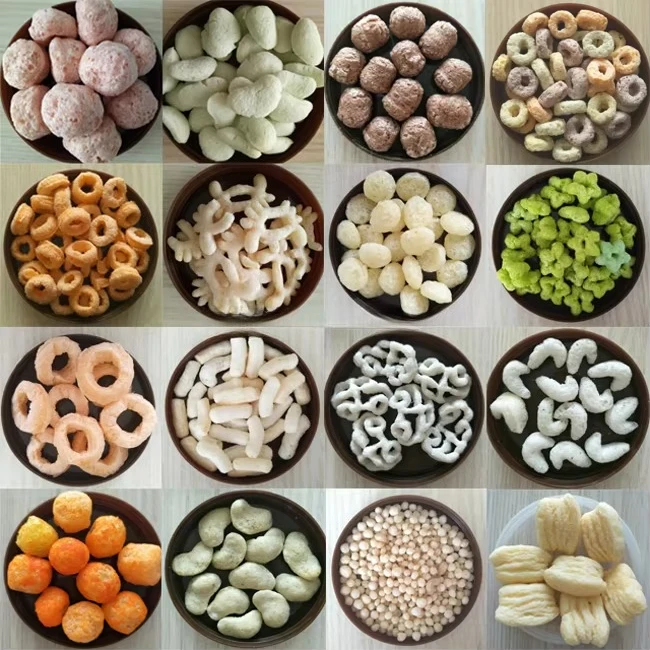 Automatische Lebensmittelmaschine für Puffed Snacks Extruder