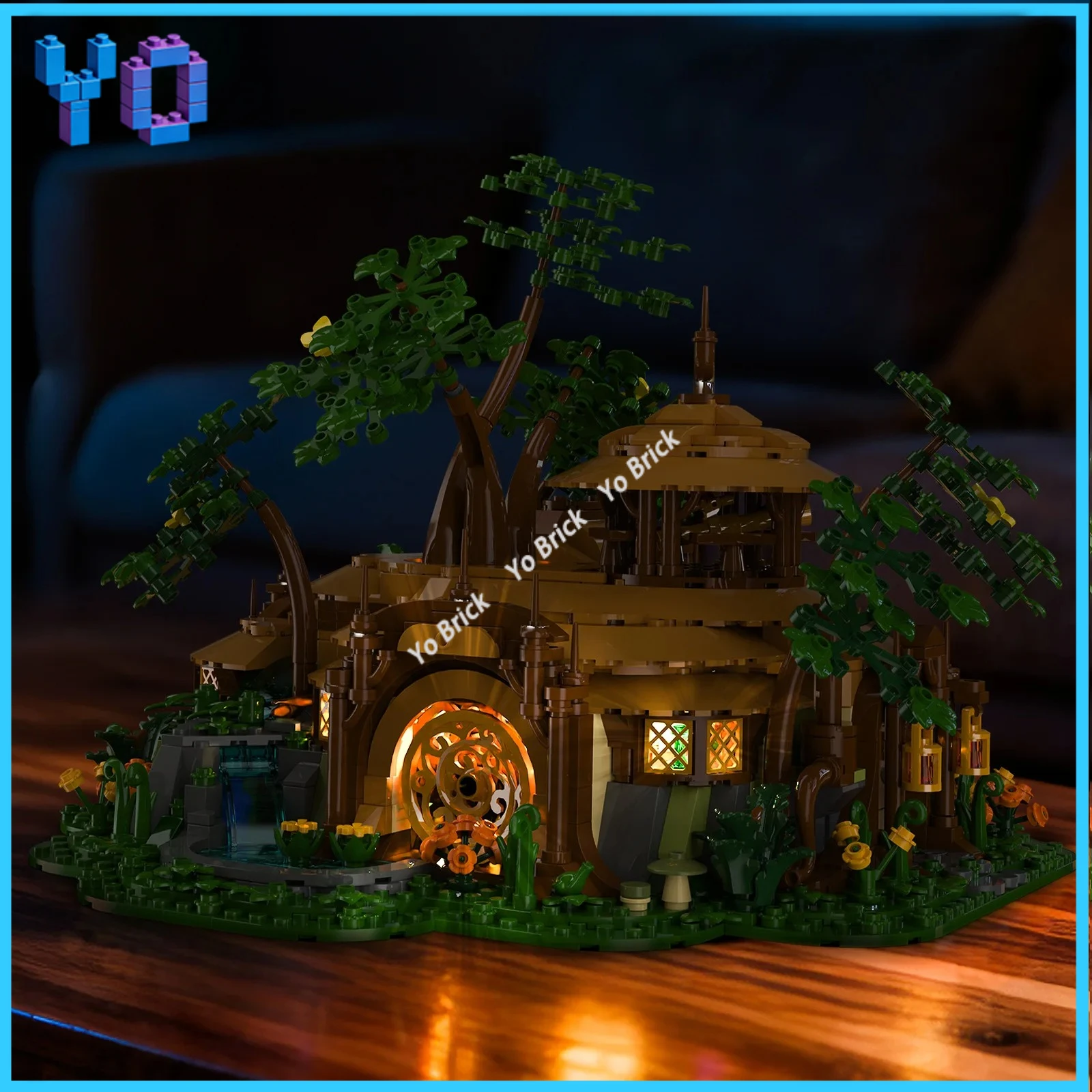 1854 pcs outdoor jungle shelter building block survival shelter model, suitable for collection and as a gift for festivals