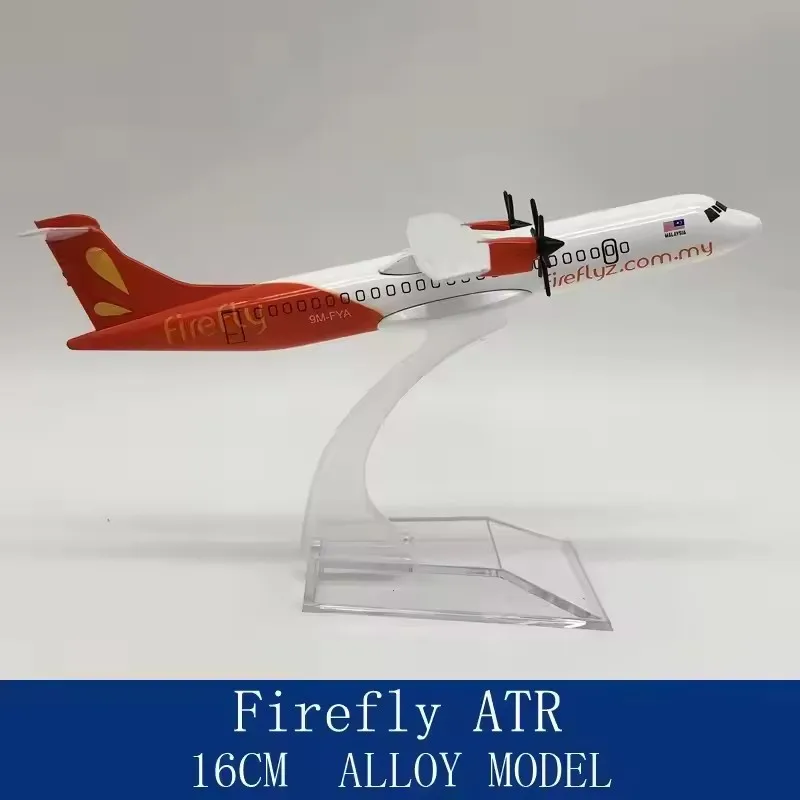 Discover the Perfect 16cm Diecast Airplane Model: Emirates A380 & More for Collectors and Enthusiasts 16cm Model Diecast Alloy Airplane Aircraft Emirates Airways A380/B777 Plane ATR-72 Malaysia Airways Firefly Propeller With Stand