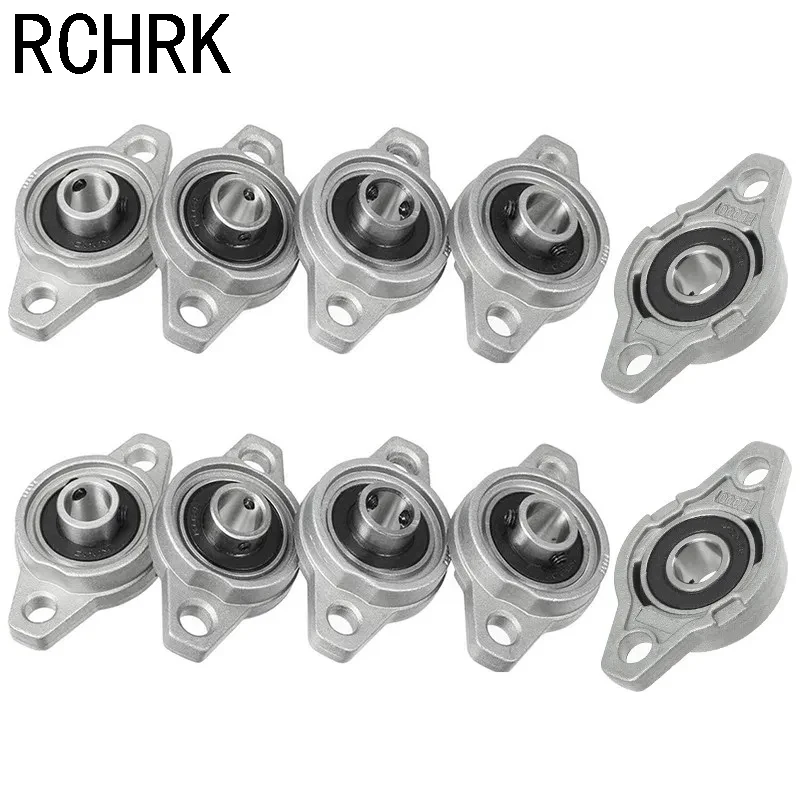 10PCS KFL08 KFL000 KFL001 KFL002 KFL003 KFL004 KFL005 8 12mm Pillow Block Rhombic Bearing ZINC Alloy Insert Linear Bearing Shaft