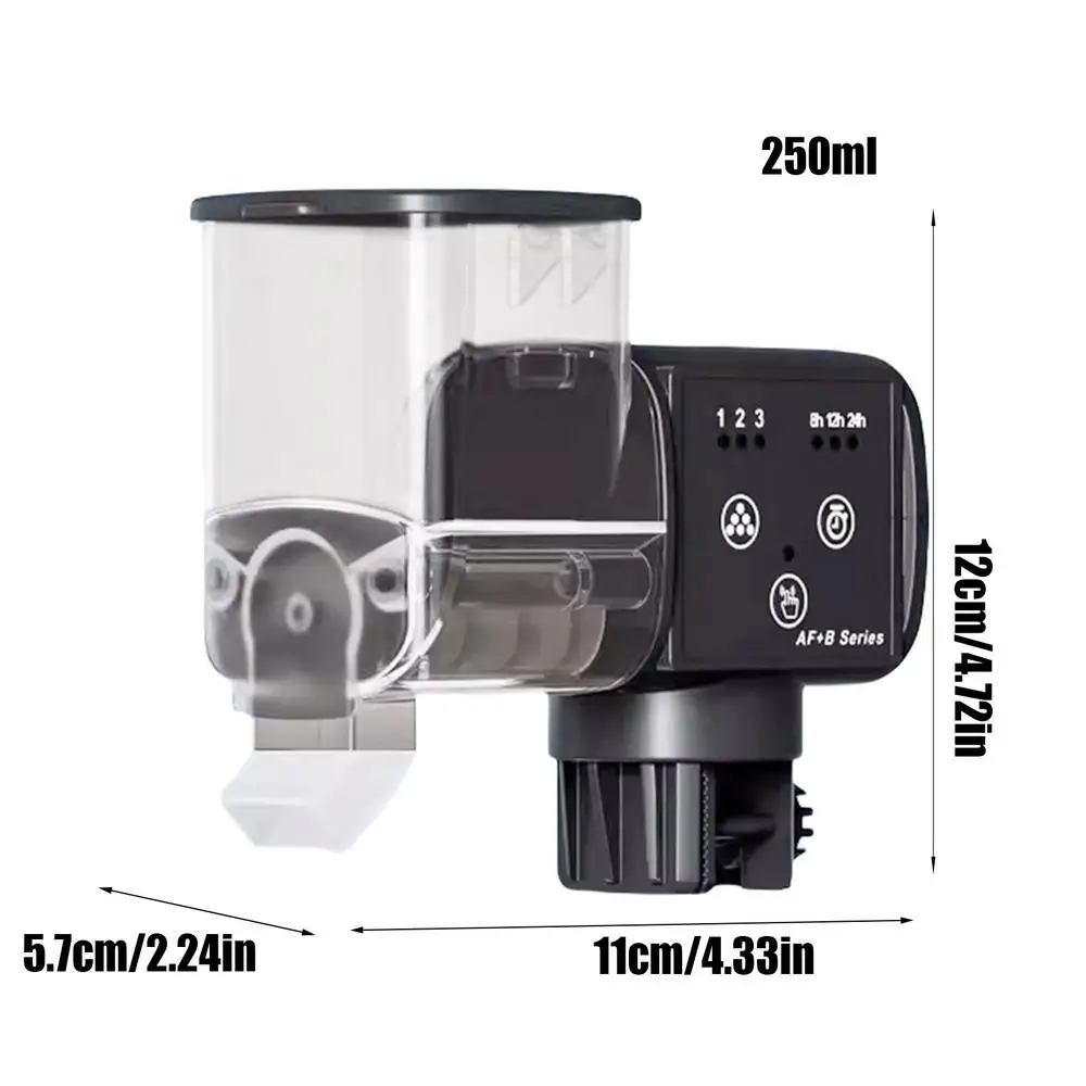 Aquarium Visvoeder Slimme, nauwkeurige voedingsdispenser Automatische aquariumvoeder voor Betta Turtle Pellet Vakantieweekenddag