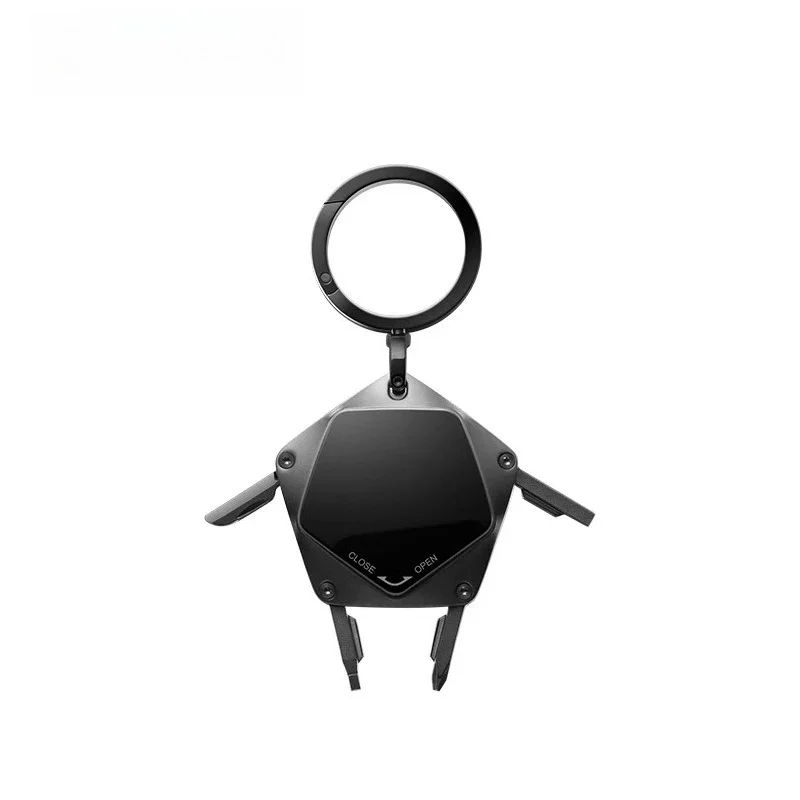 

Multifunctional Metal EDC Gadget Adapted to AirTag Anti-lost Device Anti-drop Protective Cover Portable Travel Integrated