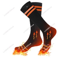 Electric heating socks app temperature control outdoor cycling socks ski socks 5v thermal heating charging heating socks