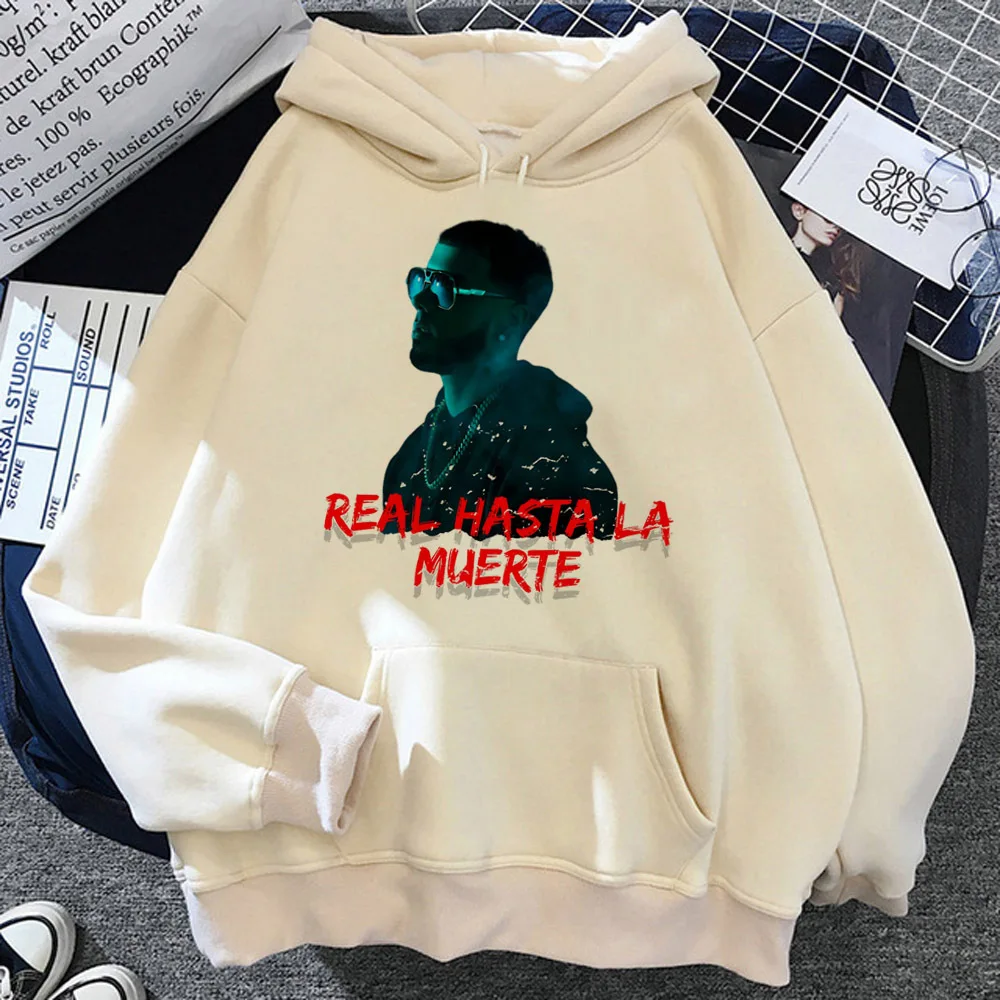 

Anuel hoodies women y2k aesthetic Kawaii Hood women vintage tracksuit