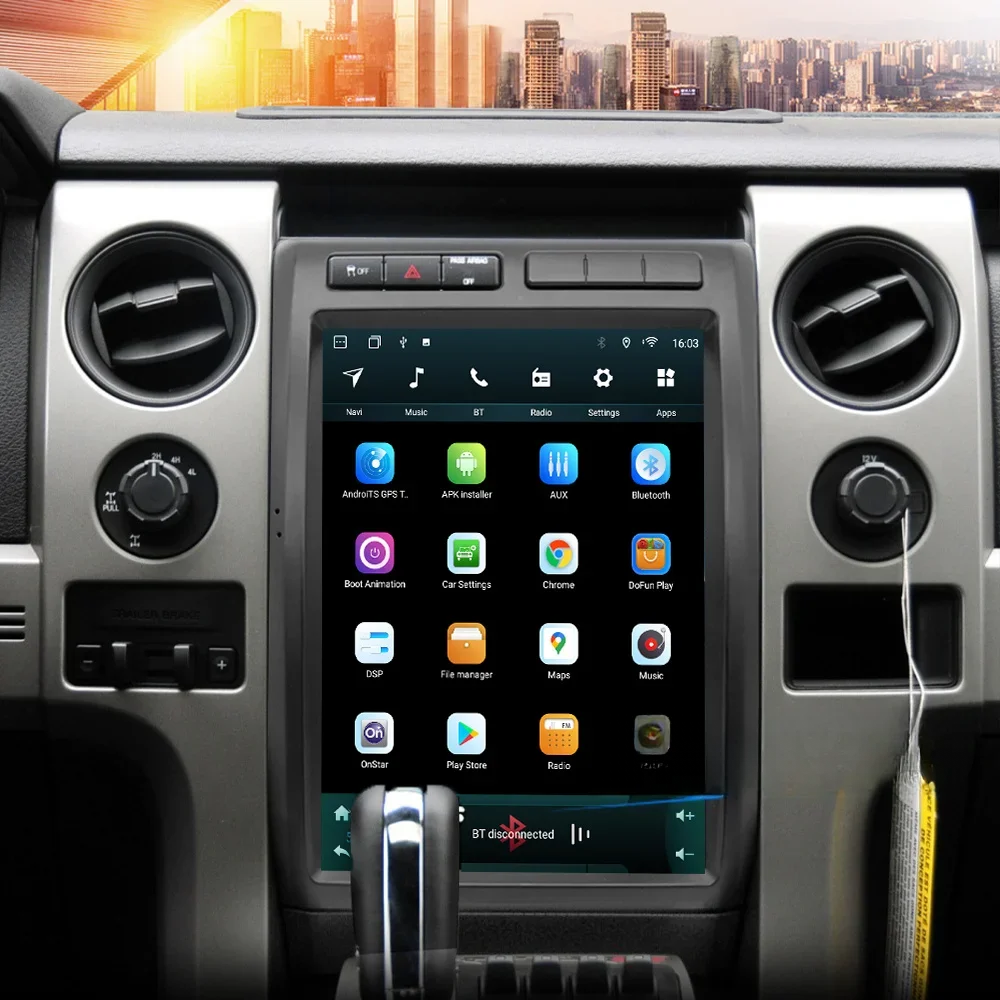 

128GB 2din Android 13 Car Radio For Ford F150 2009-2013 Car Stereo Tesla Screen Multimedia Player Head Unit Wireless Carplay