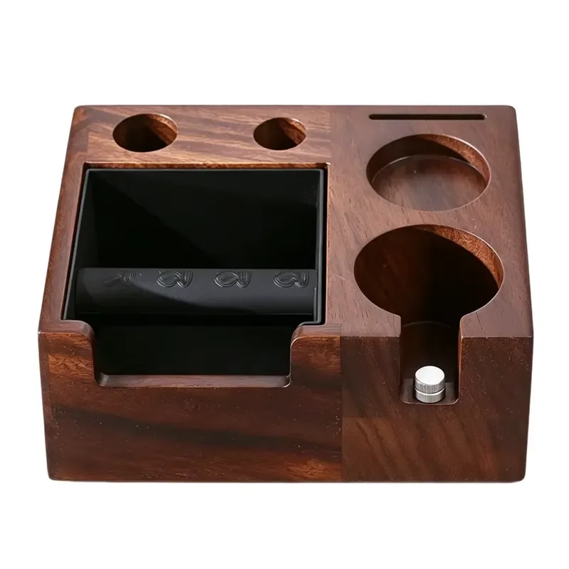 Multi Function Espresso Storage Box Organizer For Coffee Pressing Table Counter Home Cafe Kitchen Accessories Holder Rack