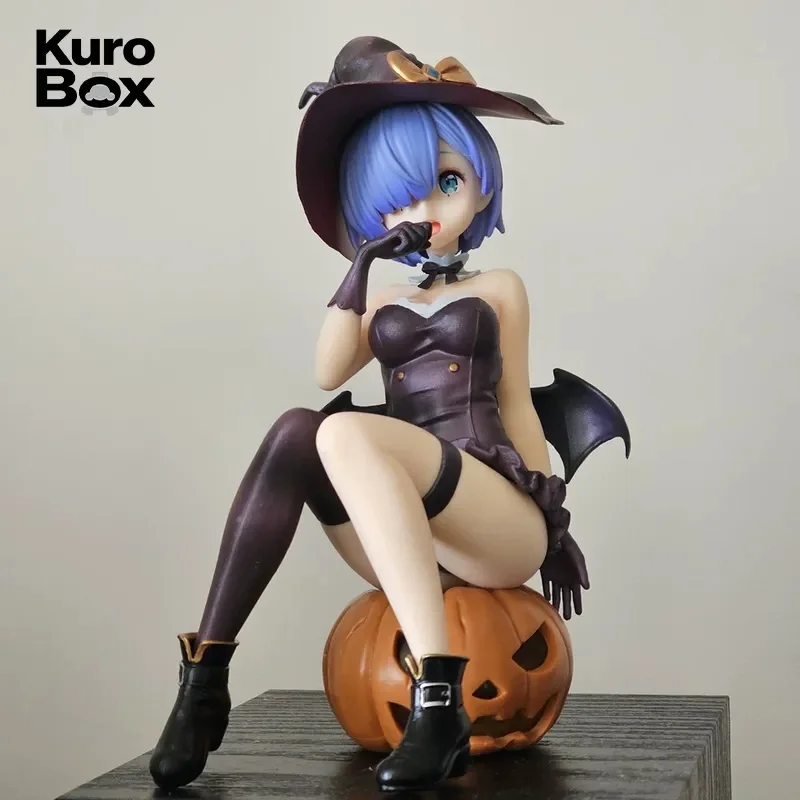 

SX Rem Figure Re Zero Starting Life In Another World Halloween Witch Pumpkin Desktop Case Decoration Anime Collectible Gift