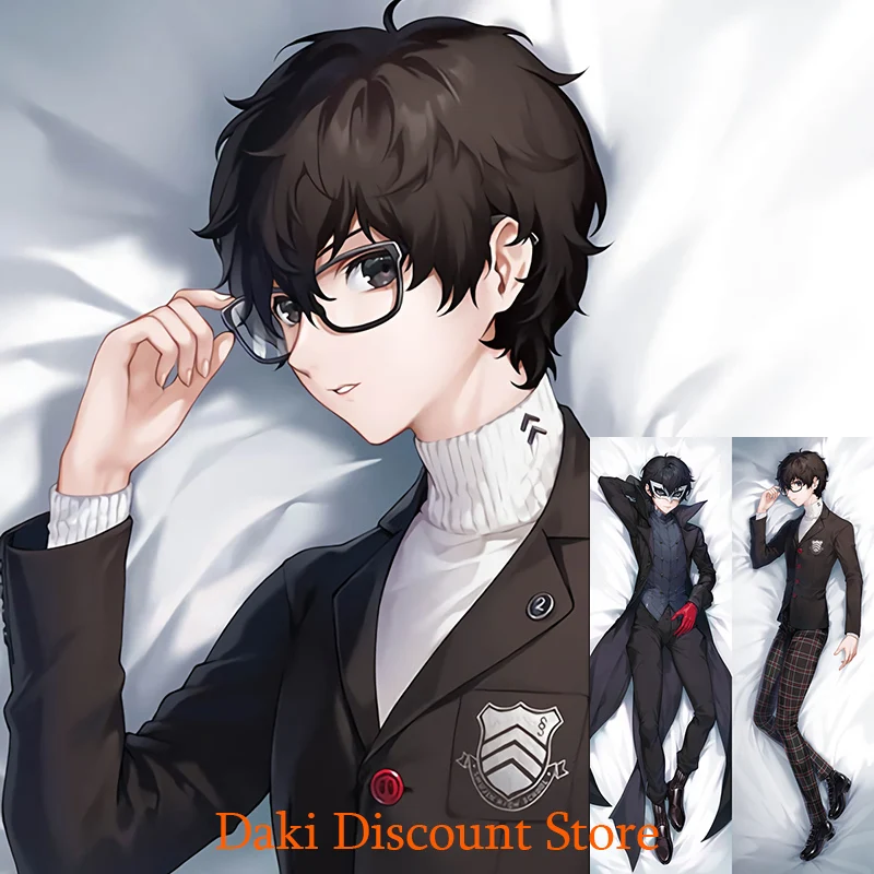

Dakimakura Anime Ren Amamiya Boy Joker Double Sided Print Life Size Body Pillow Cover Pillowcase Christmas Decoration