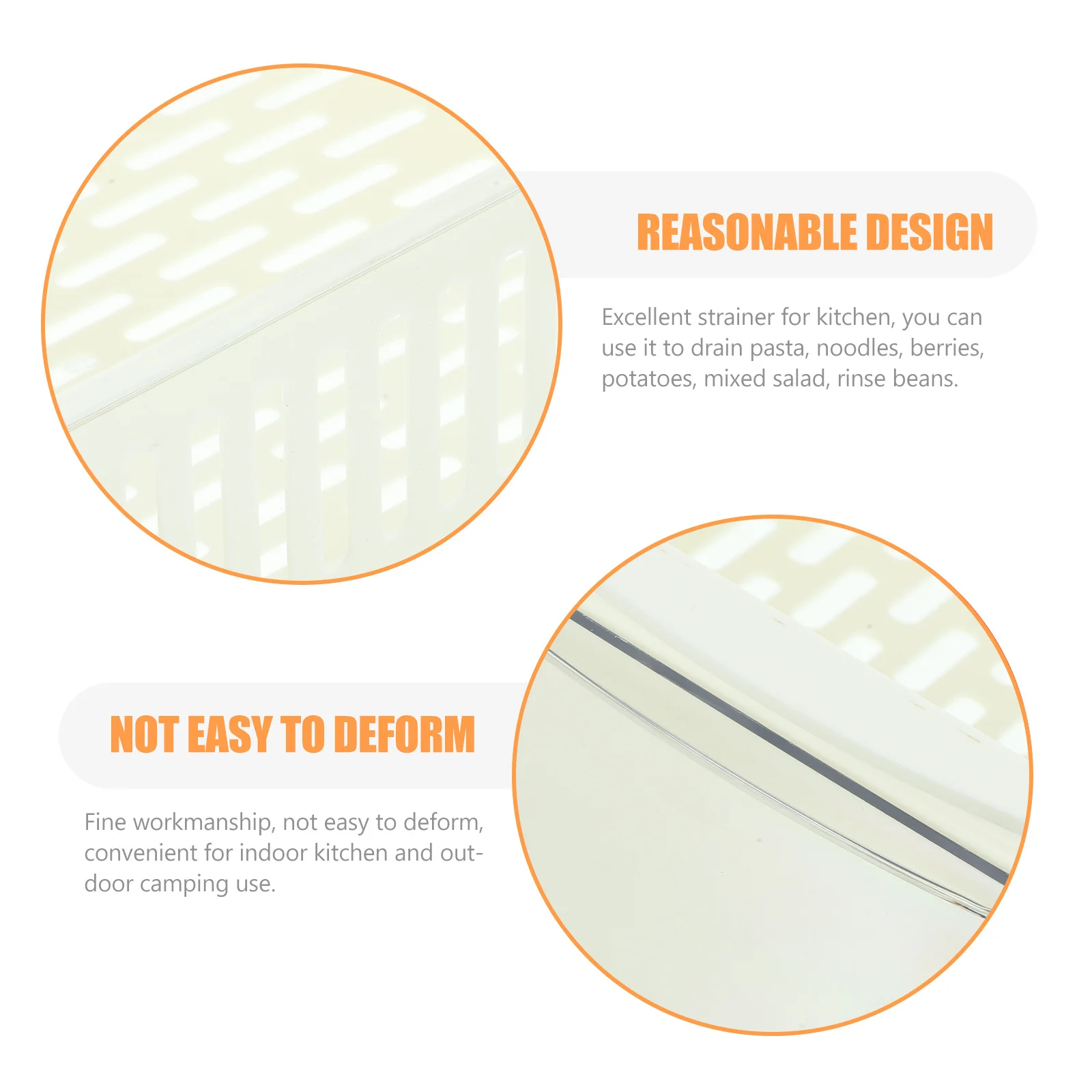 

1pcs Double Layer Washing Fruit Cleaning Strainer Fine Mesh Vegetable Washing Basket Drain Container Kitchen Filter Basket