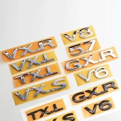 Car Styling V6 V8 5.7 GXR VXR TXL VXL VXS Emblem Rear Letter Logo Trunk Lid Sticker For Land Cruiser Prado