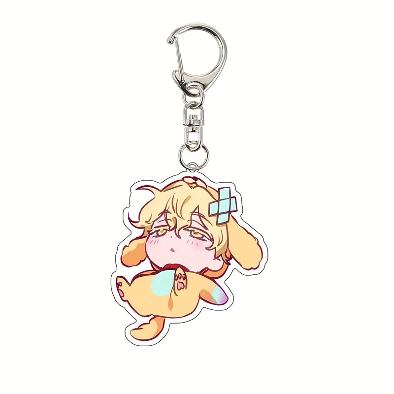 Anime ALIEN STAGE Keychain Pendant Car Key Chain Acrylic Stand MIZI SUA TILL IVAN HYUNA LUKA Fans Gifts cosplay Accessories
