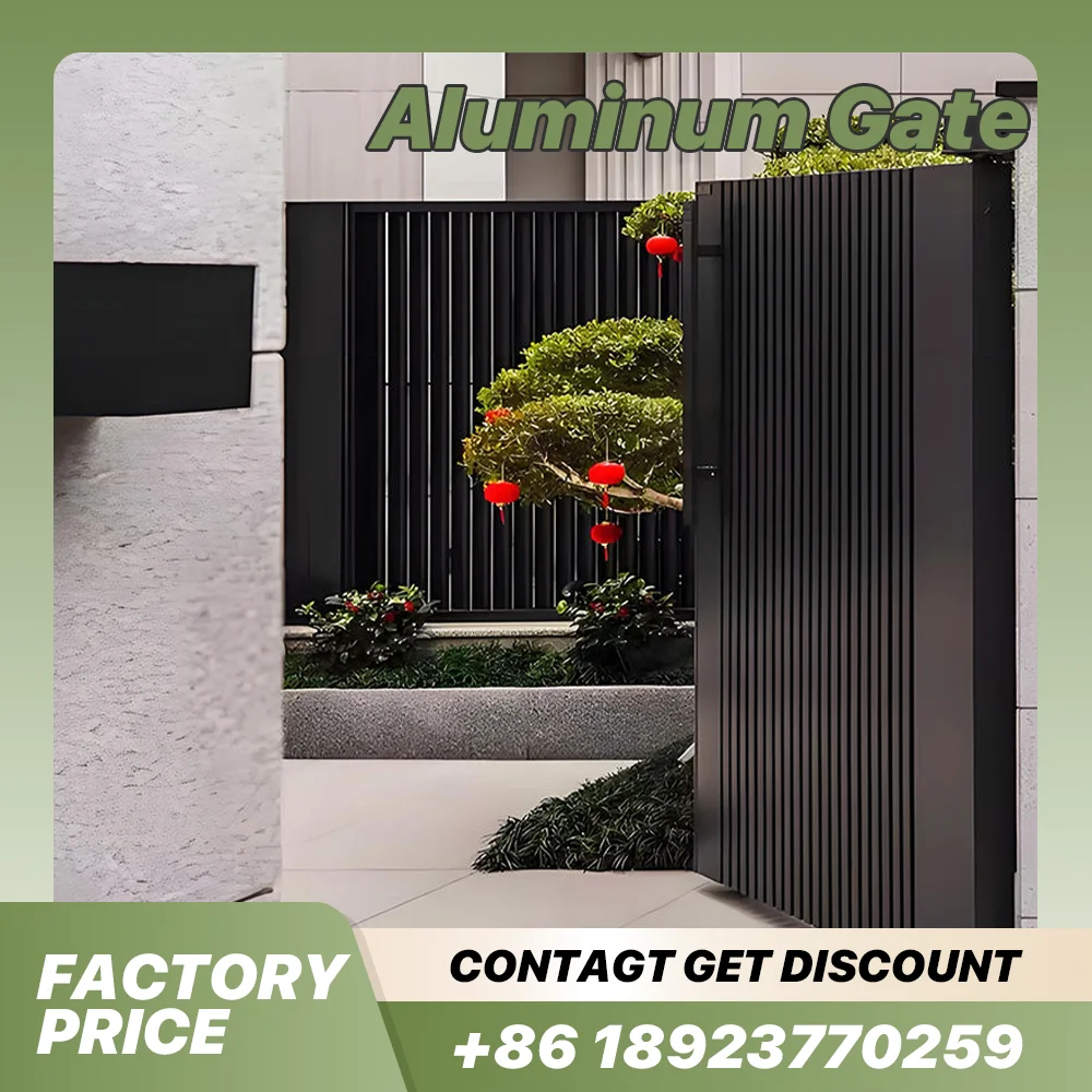 

Алюминиевые ворота, настраиваемые, новейший дизайн, ворота для двора, дизайн ворот дома, высокое качество, вилла, алюминиевые заборы, распашные ворота