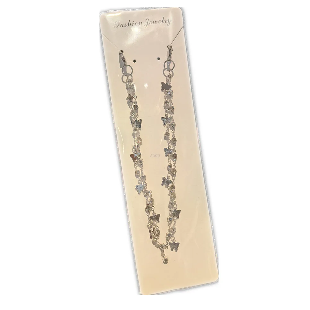 جديد Xiaoxiangfeng الباليه اللؤلؤ الماس كعب سلسلة قسط الأحذية سلسلة القوس ستار بلينغ الديكور