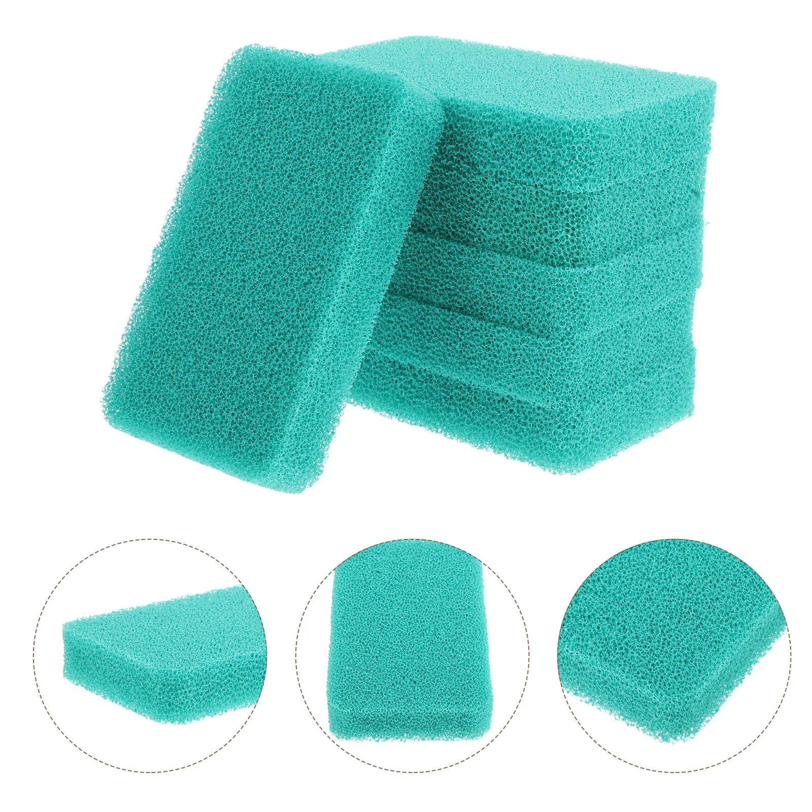 

10Pcs Silicone Cleaning Sponge High-Density Reusable Scrubber for Kitchen Dishes Pots Pans Stoves Bathtubs Fruit Vegetable